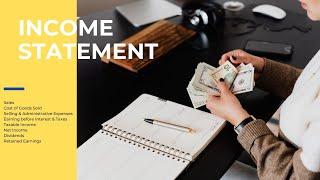 Income Statement | Basics of Accounting | Little As Five Minutes