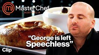 George Calombaris is Speechless Over This Greek Food | MasterChef Australia | MasterChef Australia