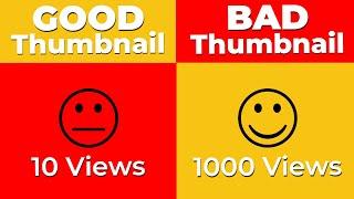 BAD Thumbnail=VIRAL on Youtube? // How to increase Click Through Rate (CTR) on Youtube in 2022