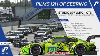 [rFactor 2] P1 Gaming | P1LMS 12h of Sebring | #911 YourNameHere Racing | Part 1