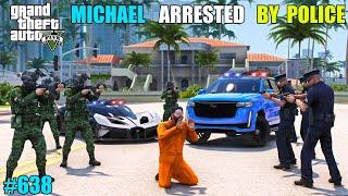 GTA 5 : MICHAEL POWERFUL SECURITY FIGHT WITH POLICE | GTA 5 GAMEPLAY #638