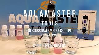 Aqua master tools S300 Pro pH meter pH Calibration