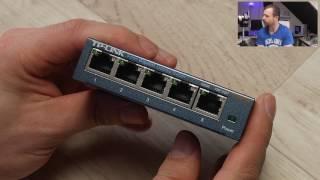 TP-Link TL-SG105 5-port Metal Gigabit Switch für den kleinen  Geldbeutel.