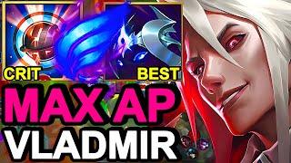 Wild Rift China Vladmir Mid - Late Game OP Vladmir Build Runes - Sovereign Rank Gameplay