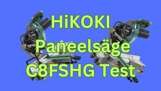 HiKOKI Paneelsäge C8FSHG Test