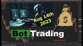 NQ BOT Trading | Aug 14th, 2023 | iTradePrices