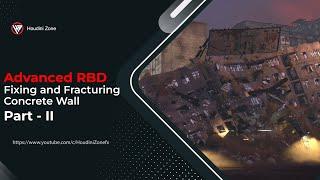 Fixing and Fracturing Concrete Walls | RBD Tutorial Part 2 | Houdini Zone | 19.5 |