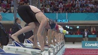 Allison Schmitt Sets New Olympic Record & Wins 200m Freestyle Gold - London 2012 Olympics