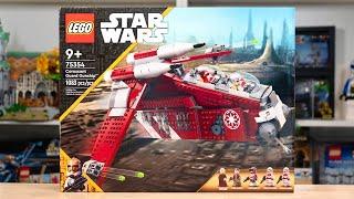 LEGO Star Wars 75354 CORUSCANT GUARD GUNSHIP Review! (2023)