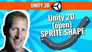 Unity 2D - Open 2D Sprite Shape - Organic Platforms