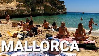 Cala MAJOR BEACH walk  MALLORCA island 2024  SPAIN 4K