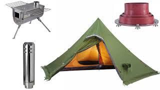 Походные печи Winnerwell. Установка разделки дымохода на тент палатки. (Часть 2)