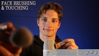 SUPER Tingly Face Brushing And Touching ASMR (PERSONAL ATTENTION)