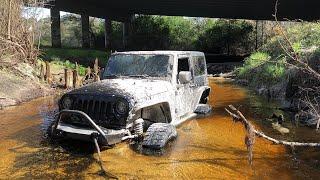 Stuck Jeep Wrangler