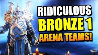 UTTERLY INSANE BRONZE 1 ARENA TEAMS, THIS NEEDS TO CHANGE!  ||  RAID SHADOW LEGENDS RPG