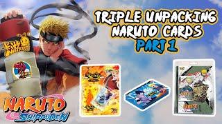 ТРОЙНАЯ РАСПАКОВКА КАРТ НАРУТО | TRIPLE UNPACKING NARUTO CARDS | Kayou & Lil Dinosaur