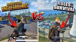 PUBG Mobile vs. Rules of Survival! (Which Game is Better)