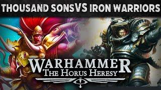 Iron Warriors vs Thousand Sons Horus Heresy Battle Report