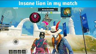 @INSANE LION in My Match || Big Youtuber in my Match || Pubg Mobile Lite Gameplay