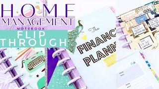 Home Management Planner Flip Through | Happy Planner | Home Binder