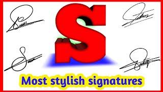  S signature style | S letter signature style | Signature style of my name