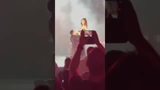 Chrissy Teigen Suffers Nip Slip As She Performs With Her Husband, John Legend On Stage