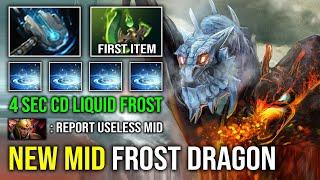 NEW OP MID FROST DRAGON First Item Parasma 4 Sec CD Liquid Frost Easy 22Min GG Jakiro Dota 2