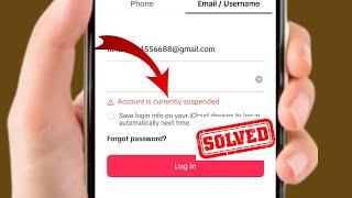 How to Fix Account is Currently Suspended TikTok | How to Recover Suspended TikTok Account