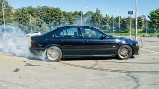 BMW E39 M5 V8 Straight Piped Street Drifting