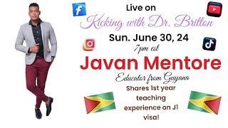 Javan Mentore shares 1st Year experience Teaching in the USA on J1 Visa!