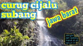 Obyek wisata curug cijalu subang