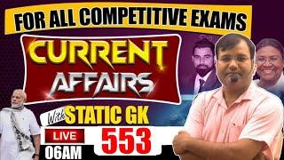 553th Episode Current Affairs 2024 In Hindi |  Current Affairs Today | GK & GS LIVE by Vijay Sir