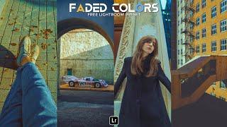 Faded Colors Lightroom Preset | Lightroom Mobile Preset Free DNG | faded preset| lightroom presets