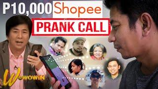 FUNNY SALAMAT SHOPEE PRANK CALL  | WILLIE REVILLAME @Wowowin !