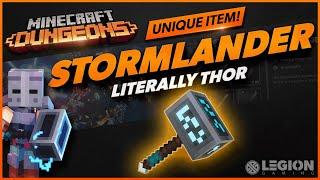 Minecraft Dungeons - STORMLANDER | Unique Item Guide