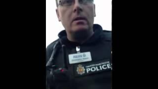 British Citizen Wont Comply With British Cops  Video