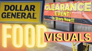 Dollar General Clearance Food Visuals