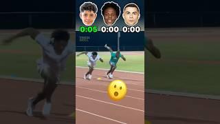 Ronaldo Jr VS iShowSpeed VS Ronaldo - Speed Challenge