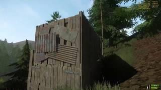 Miscreated • Demo of quick enclosure for a tent, build with snapping
