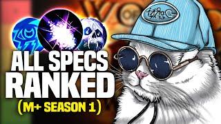 OFFICIAL ALL SPECS M+ Tier List | The War Within Season 1