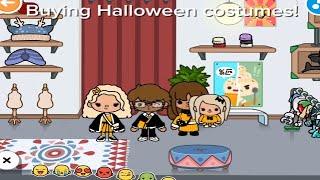 Buying Halloween costumes! Toca Boca Itz Toca Tina