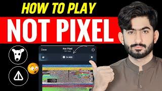 How to Play Not Pixel Telegram Mini Game | Notpixel New Notcoin Project