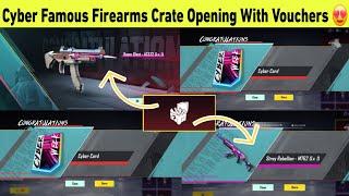 Cyber Famous Firearms Crate Opening BGMI PUBG | Stray Rebellion M762 Crate Opening