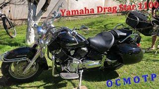 Мотоподбор. Осмотр и оценка Yamaha Drag Star 1100 2007 года.  Хорошие руки - ухоженный мот