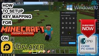 How to setup key mapping for Minecraft PE in LD Player on PC | how to setup keyboard mouse for MCPE.