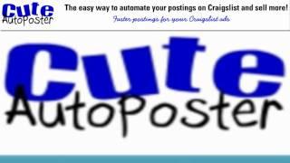 Craiglsist - Cute Auto Poster - How to Create Image Ads - FREE download