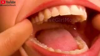 Top Model Mouth Tour | Girl with perfect teeth mouthtour girlmouth uvula tongue palate mouth teeth