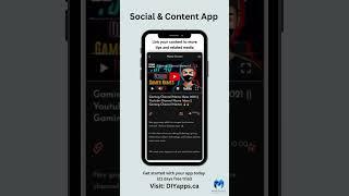 Social and Content app