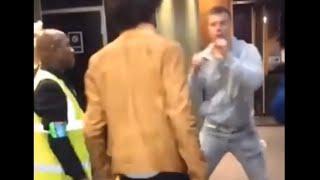 Uk McDonalds fight. BULLY gets knocked out!