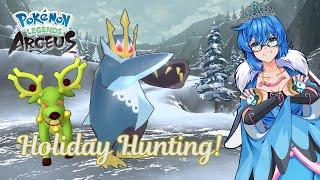 【Legends: Arceus】Happy Holiday Shalpha Hunting! #ShinySunday